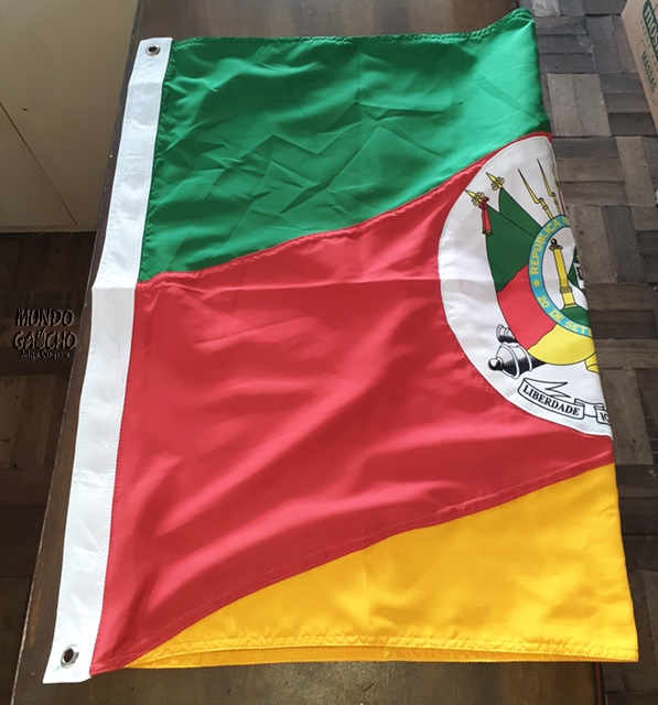 Bandeira RS Costurada (0,68 x 0,98m) Alta Qualidade