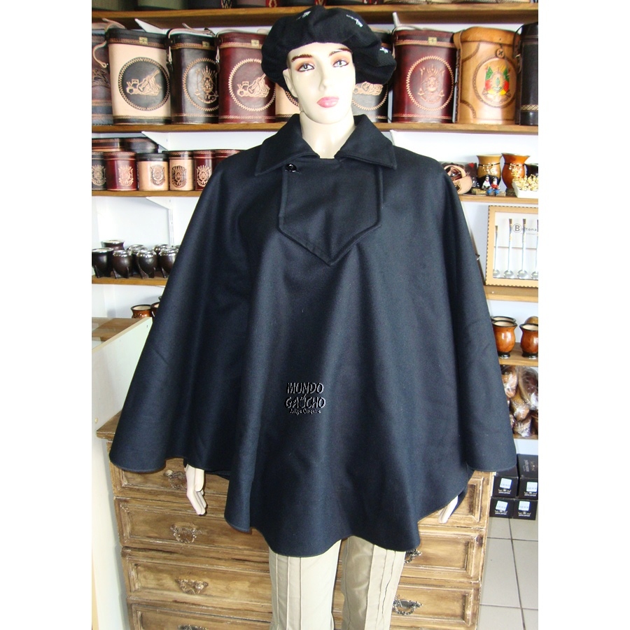 Poncho Impermeável Baeta Modelo Curto Nº 04