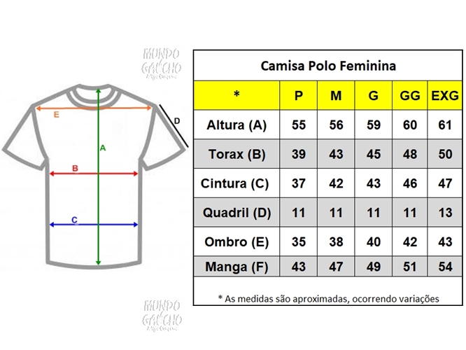 Camisa Pólo Feminina