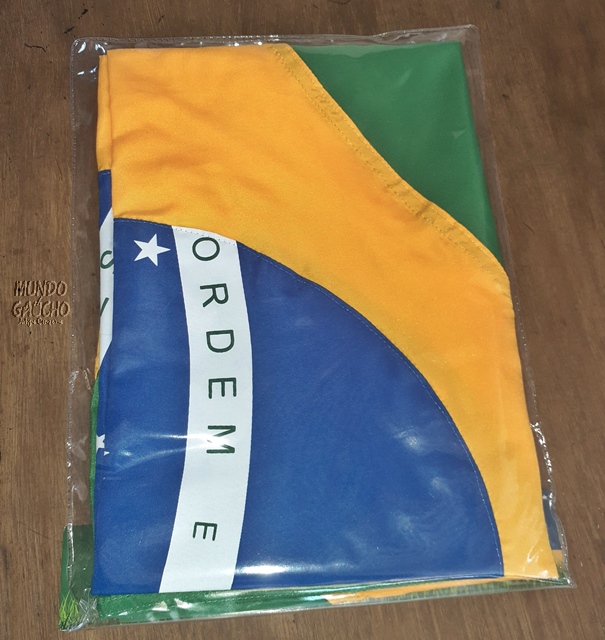 Bandeira do Brasil Costurada Dupla Face 68 x 98cm