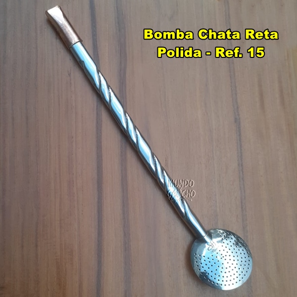 Bomba Alpaca Polida Chata e Reta R14